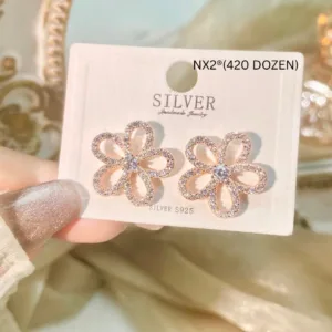 Radiant Petal Loop Studs
