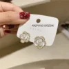 Pearl Bloom Stud Earrings
